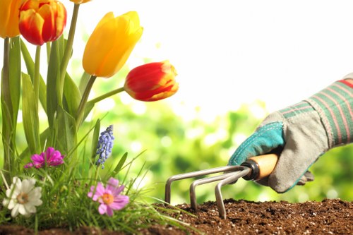 Gardeners Barnehurst sustainability practices with separated green waste